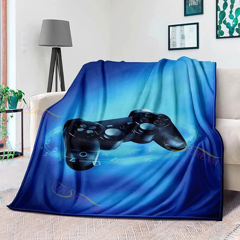Vacation Cartoon Polyester Blanket