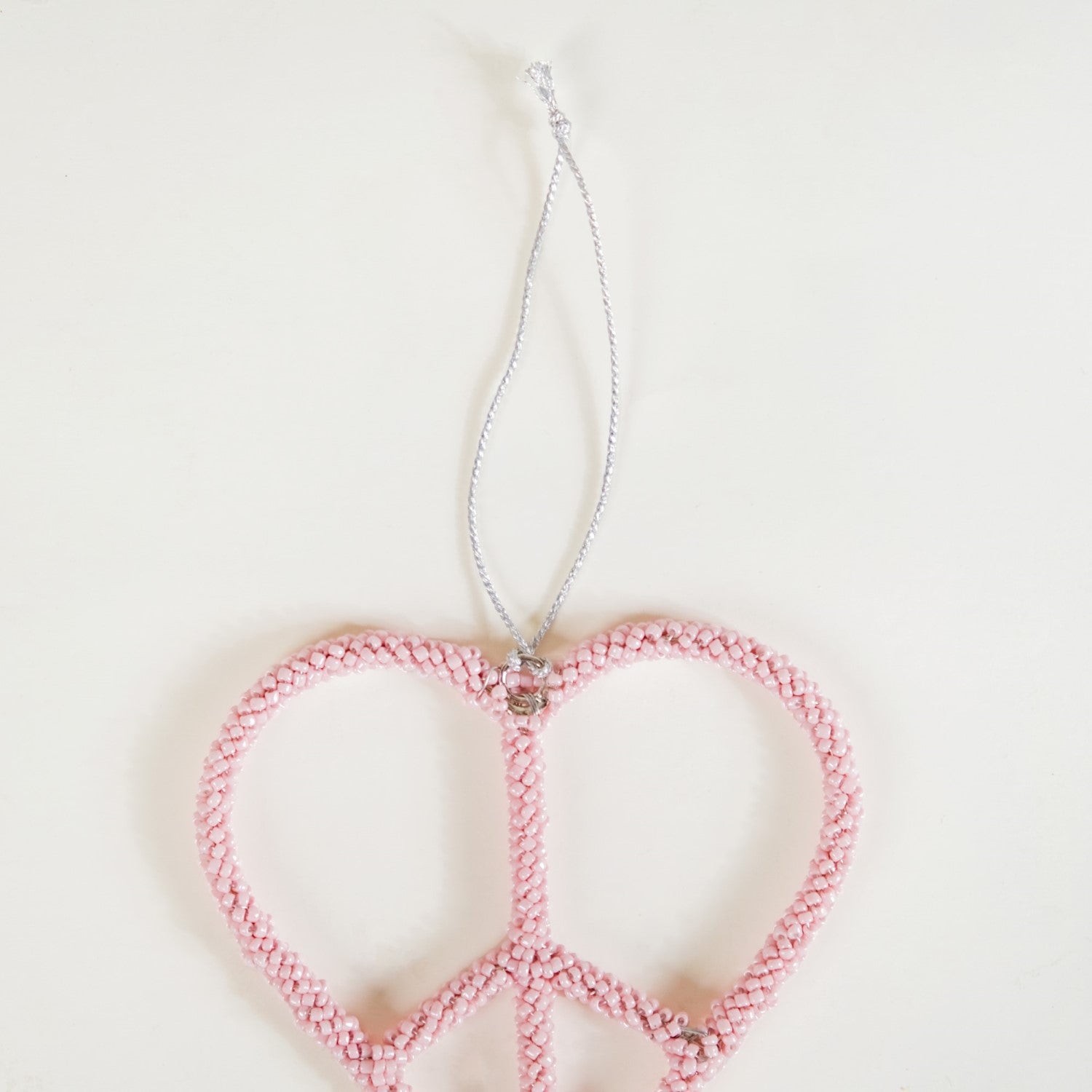 Beaded Christmas Ornament Set of 2