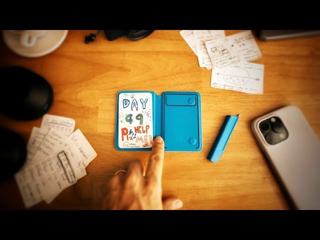 Mobile Phone Magnetic Notebook
