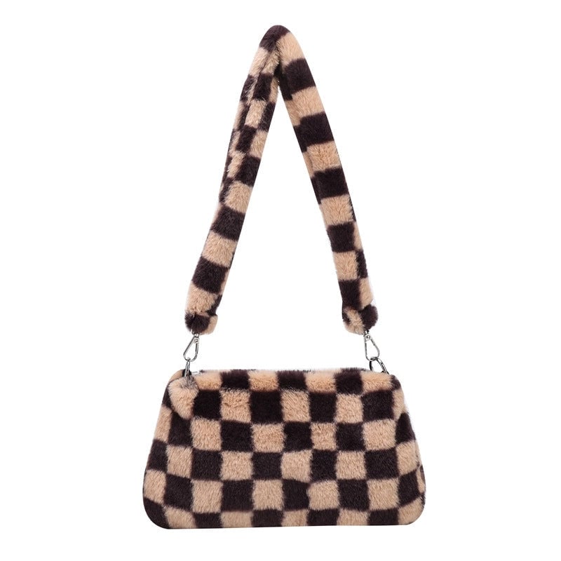 Small Plush Streetwear Square Bag
