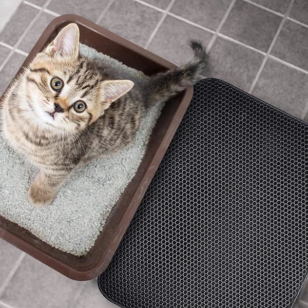 (🔥HOT SALE NOW-49% OFF) Non-Slip Cat Litter Mat (BUY 2 GET EXTRA 10%  OFF)