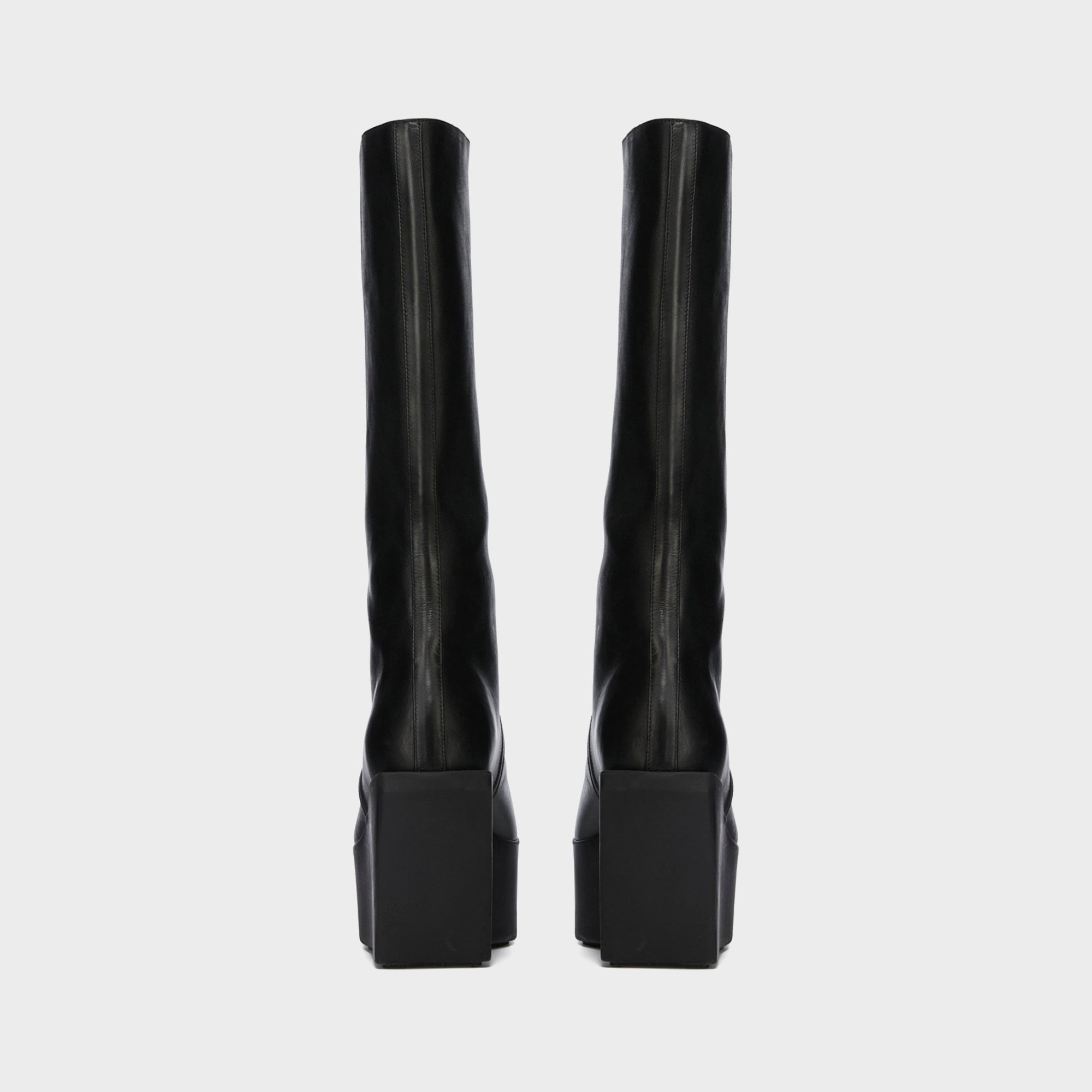 Rick Owens Bauhaus Ballast Pull on Stivali - Pelle Black