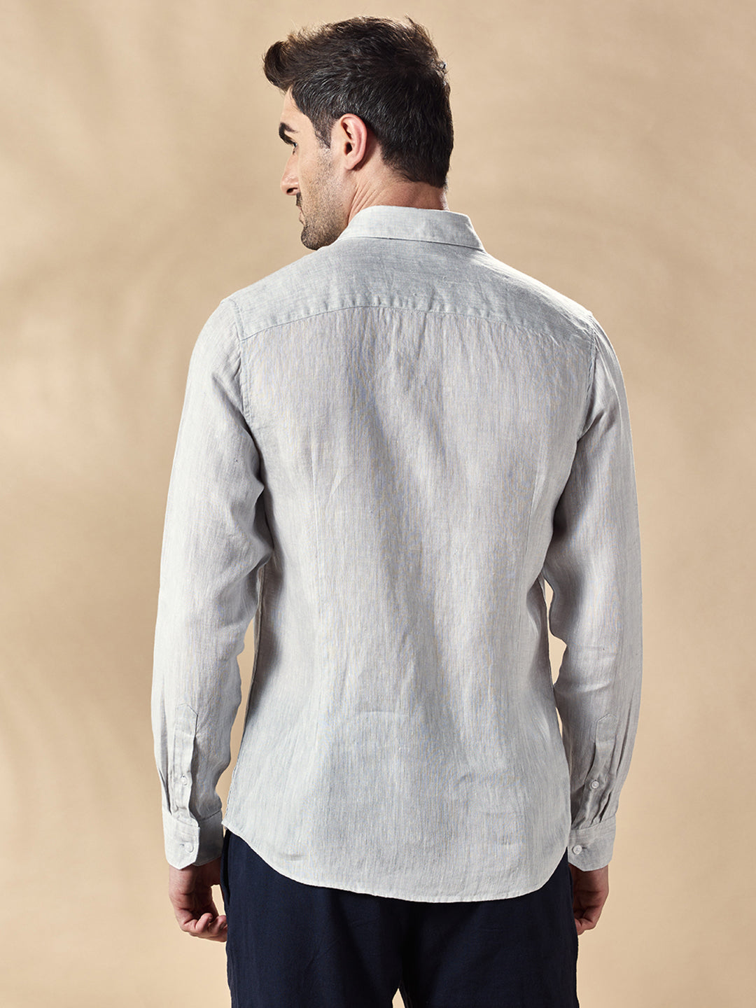 Men Grey Formal Shirt (LIAM)