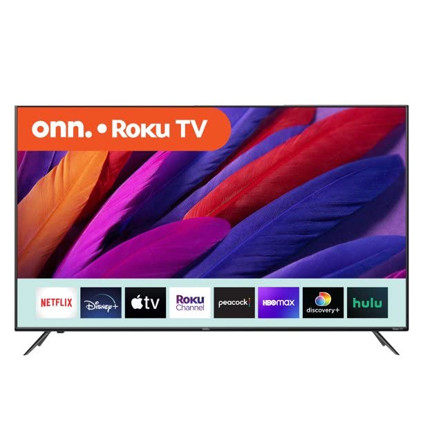 ONN Televisión 75 Clase 4K UHD (2160P) LED Smart TV HDR (100044717) Compatible con Netflix. Hulu. Prime Video y más Plataformas de Stream (Reacondicionado)