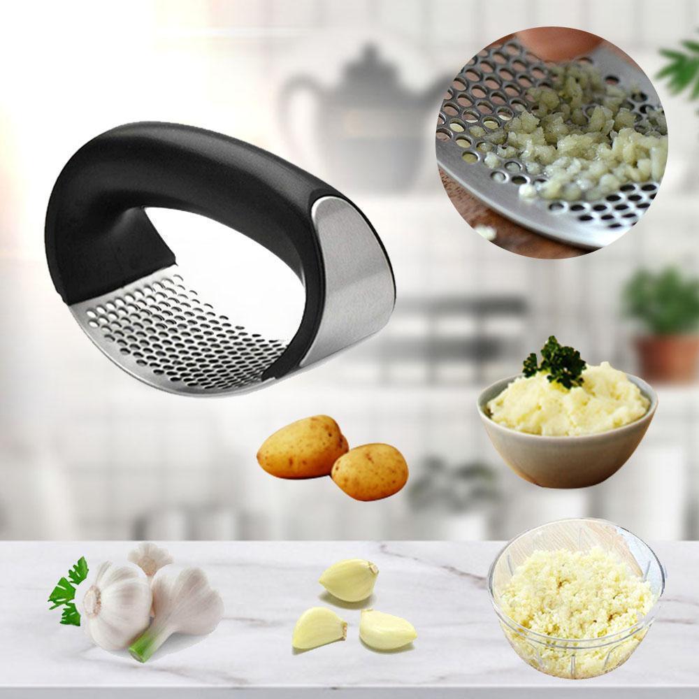 Premium Stainless Steel Garlic Press. Garlic Press Cooking Tool