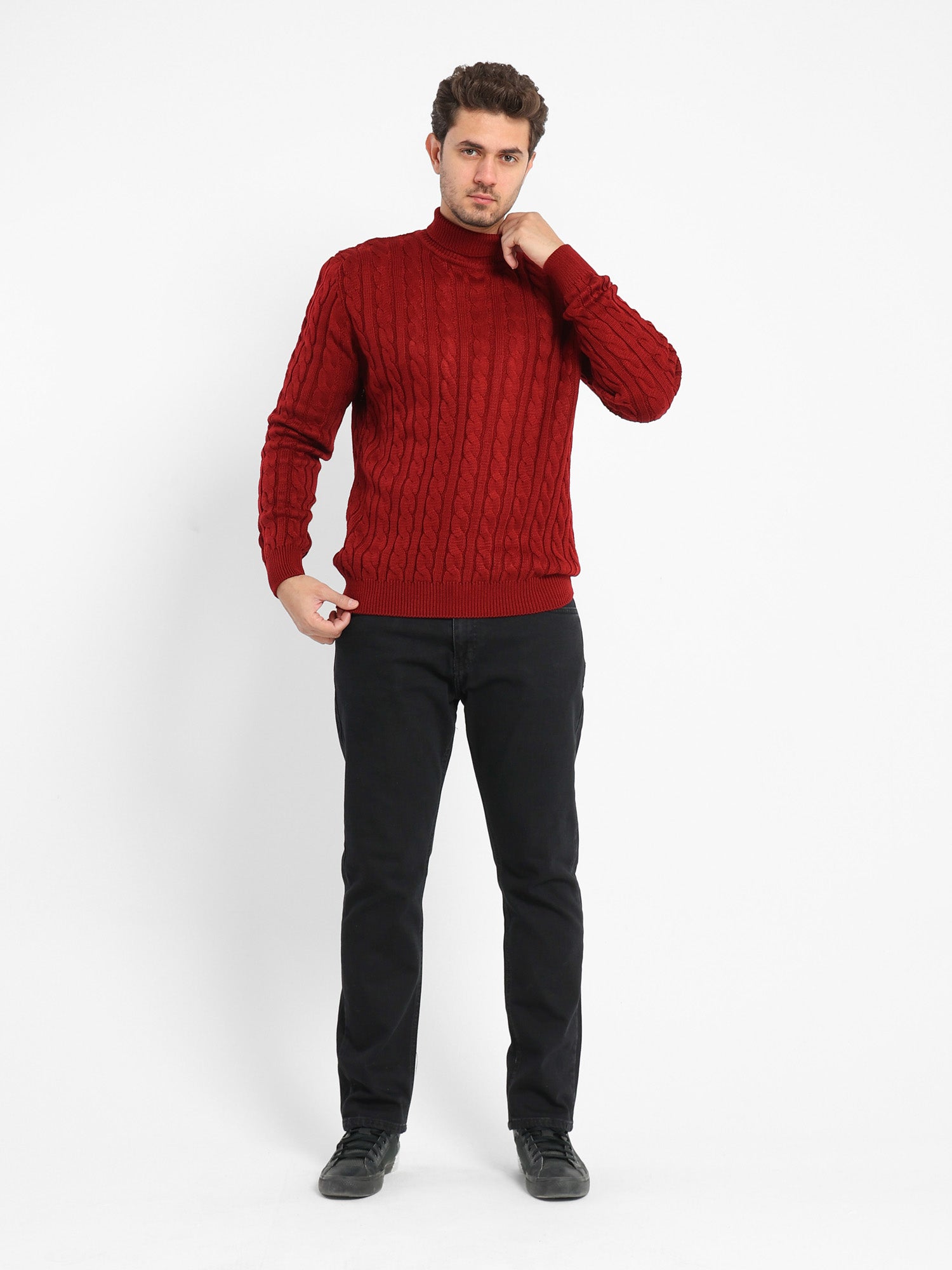Textured Casual Pullover