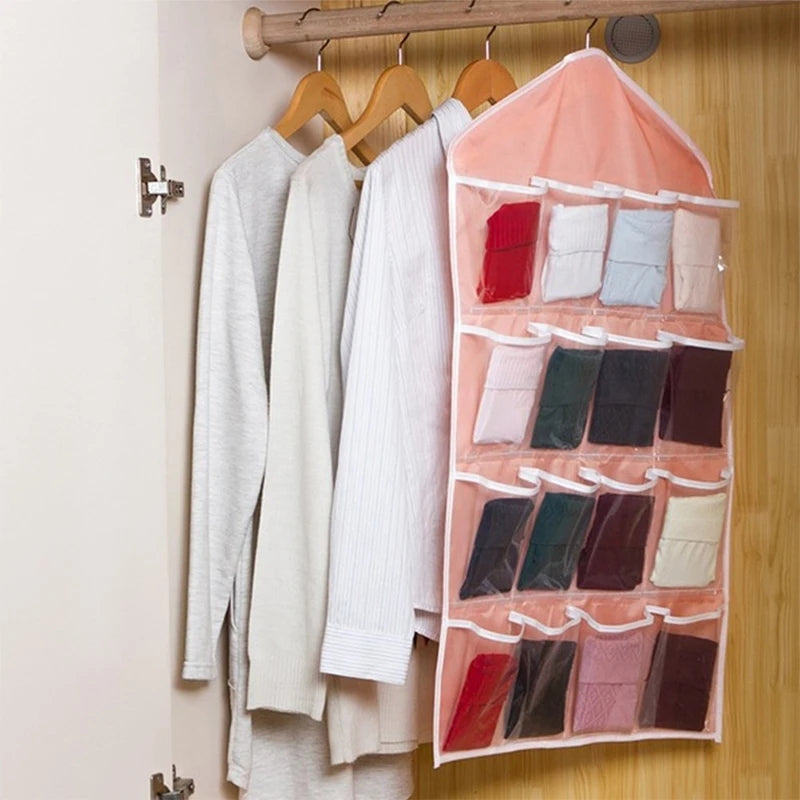 16X POCKETS SOCKS ORGANIZER