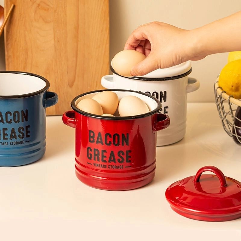 Retro Letter Enamel