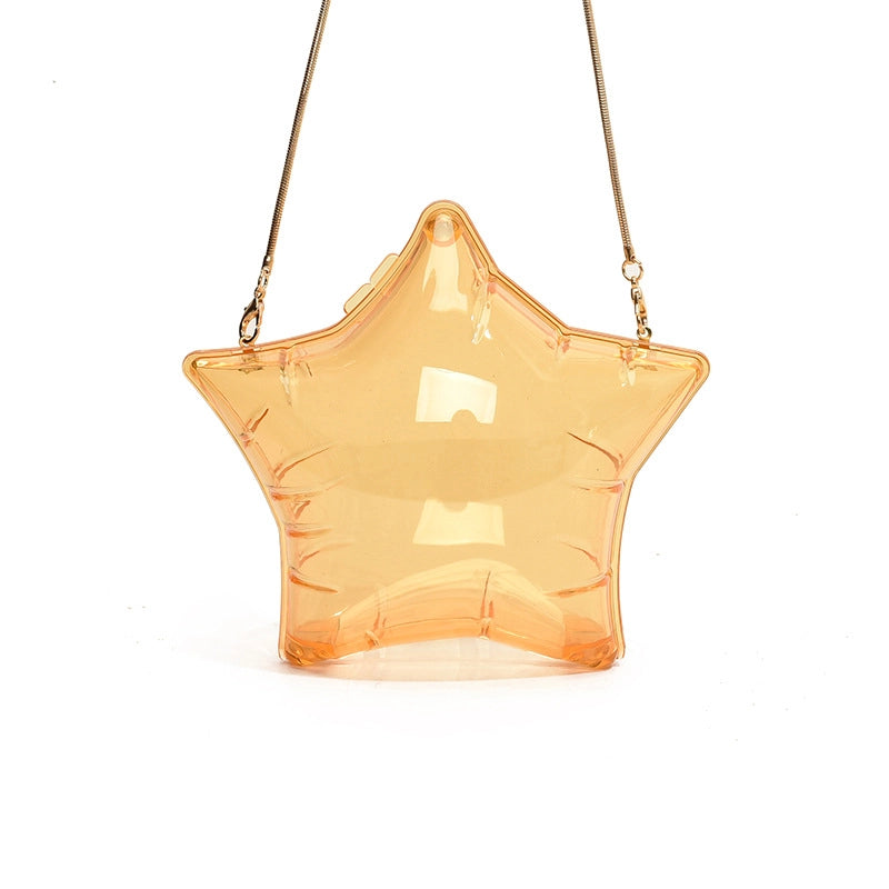 Women's PVC Solid Color Streetwear Lock Clasp Shoulder Bag