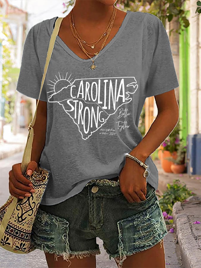 Women's Carolina Strong Print T-shirt