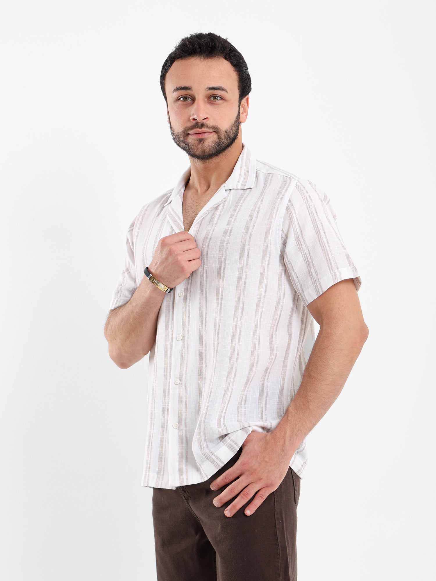 Striped Short Sleeve Shirt