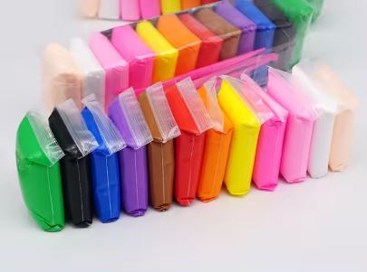 12Pcs/Set Playdough Super Light Soft Polymer Clay - 12 Fomic Play Dough - Air Dry Polymer Clay with Free Tools