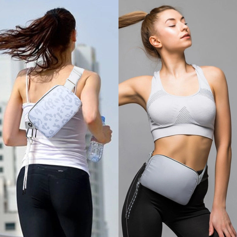 Women's Elegant Streetwear Solid Color Nylon Waist Bags