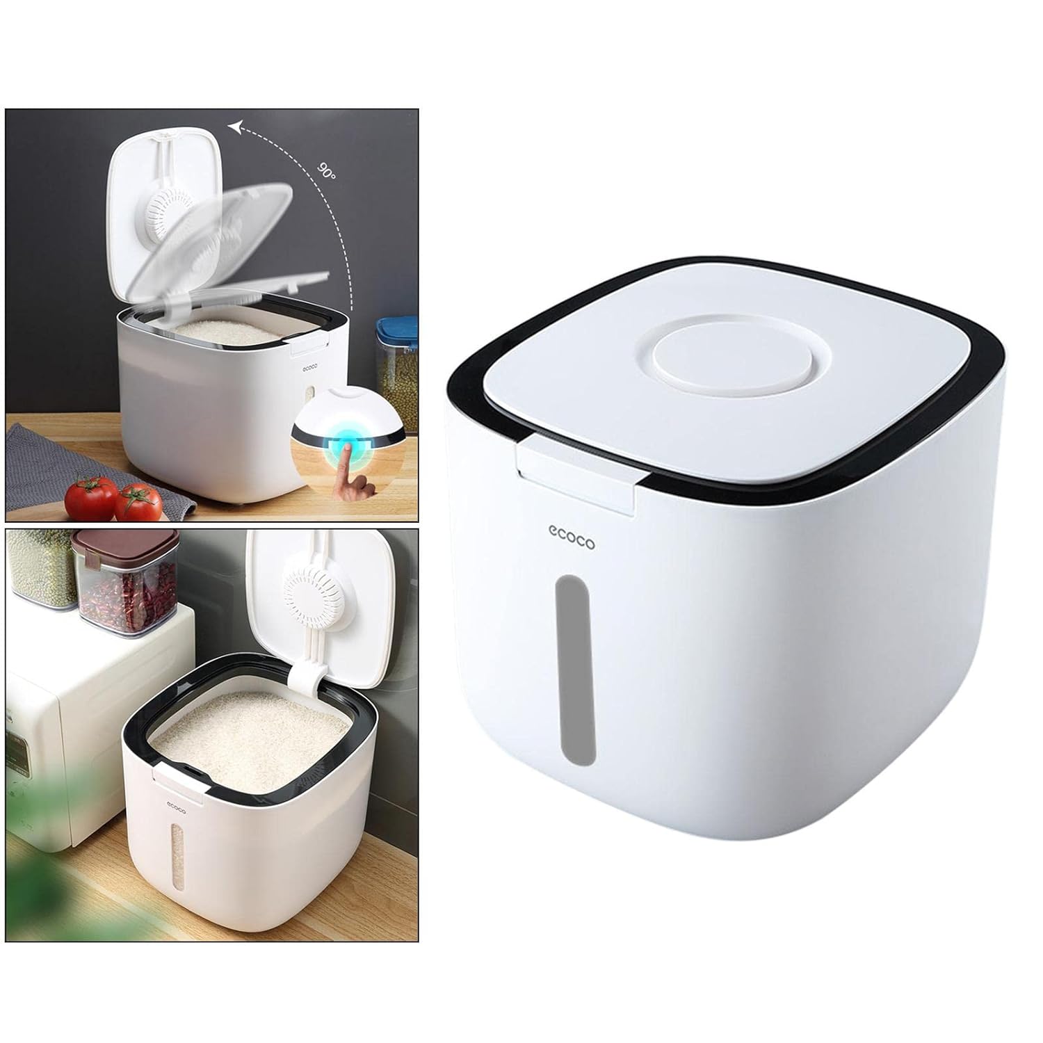 10Kg Moisture-Proof Rice Grain Storage Box. Nano Bucket For Kitchen Container