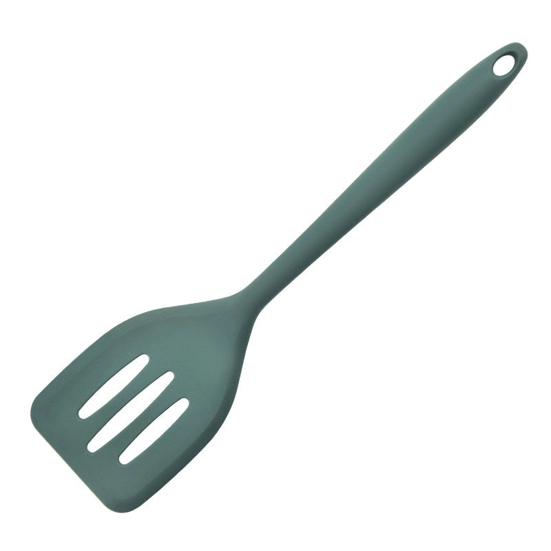 Cooking Kitchenware Silicone Spoon All-inclusive Spoon Household Spoon Dense Size Children's Available Medium Mixing Salad Spoon