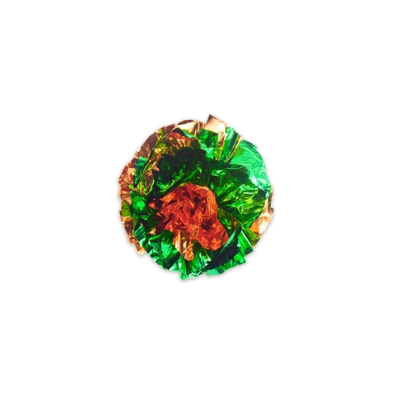 Mixed Color Ring Paper Ball Pet Toys Holiday Supplies