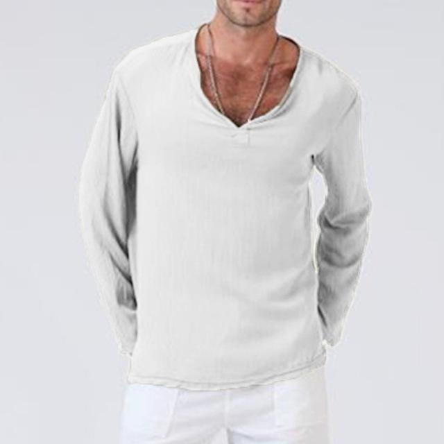 Light Deep V-Necked Shirt