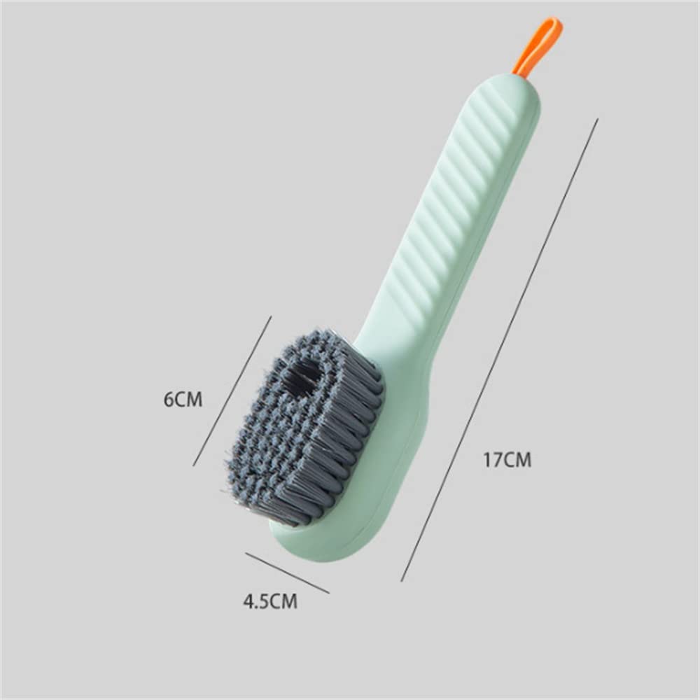 Multifunctional Liquid Shoe Brush. Press Type Soft Bristle Shoe Cleaning Brush