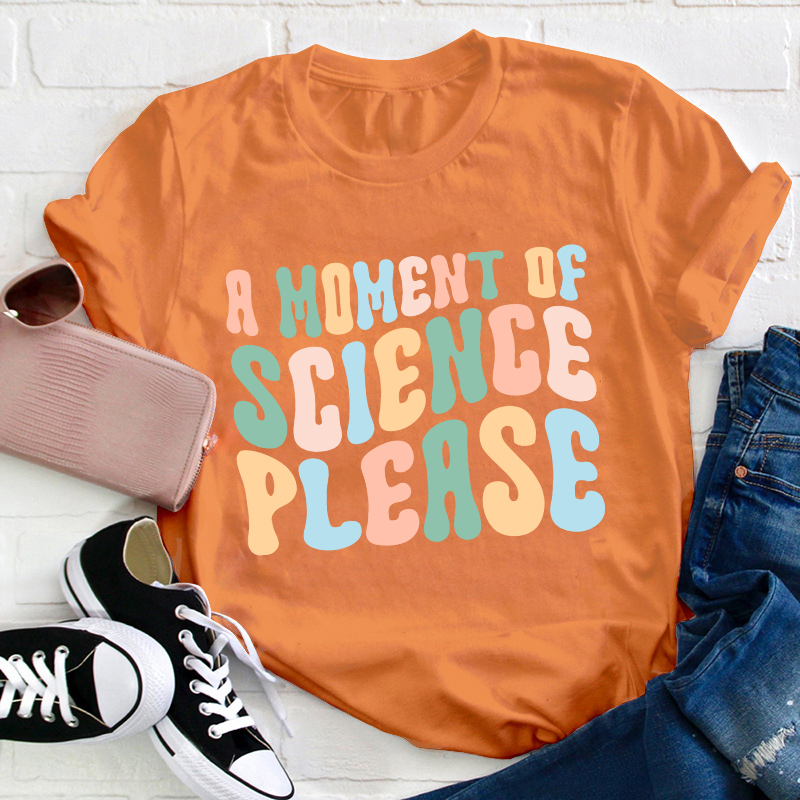 A Moment Of Science Please Teacher T-Shirt