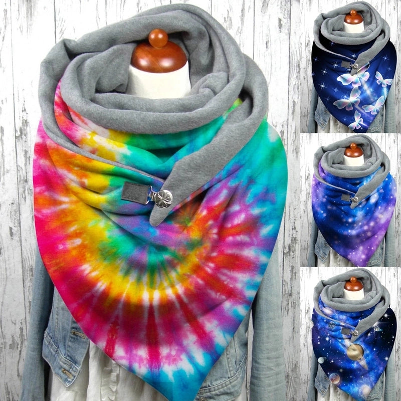 Unisex Cute Ditsy Floral Winter Scarves