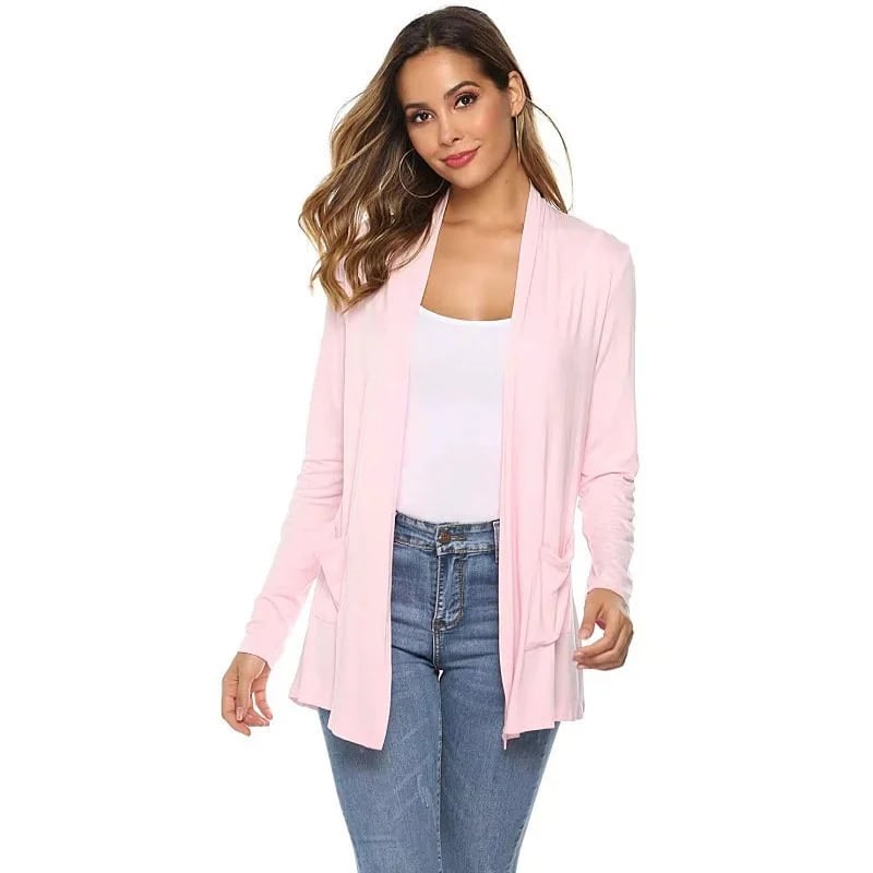 🔥 Last Day Promotion 49% OFF💕Women's Casual Lightweight Open Front Long Sleeve Cardigans