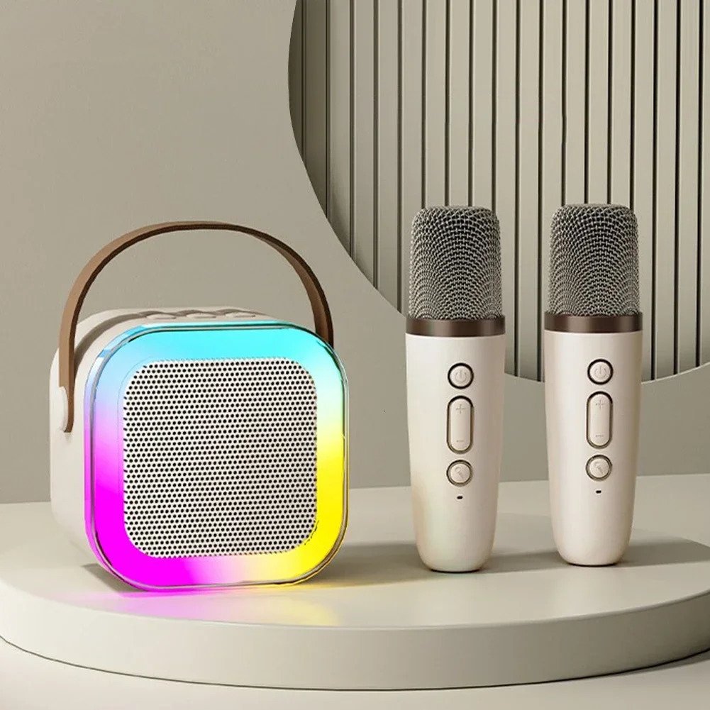 🎵Mini Karaoke Machine for Kids with Wireless Microphones