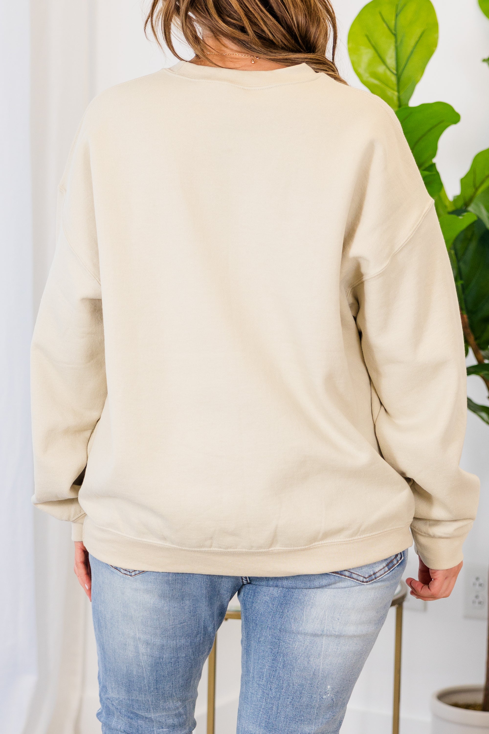 Espresso Martini Social Club Sweatshirt. Sand