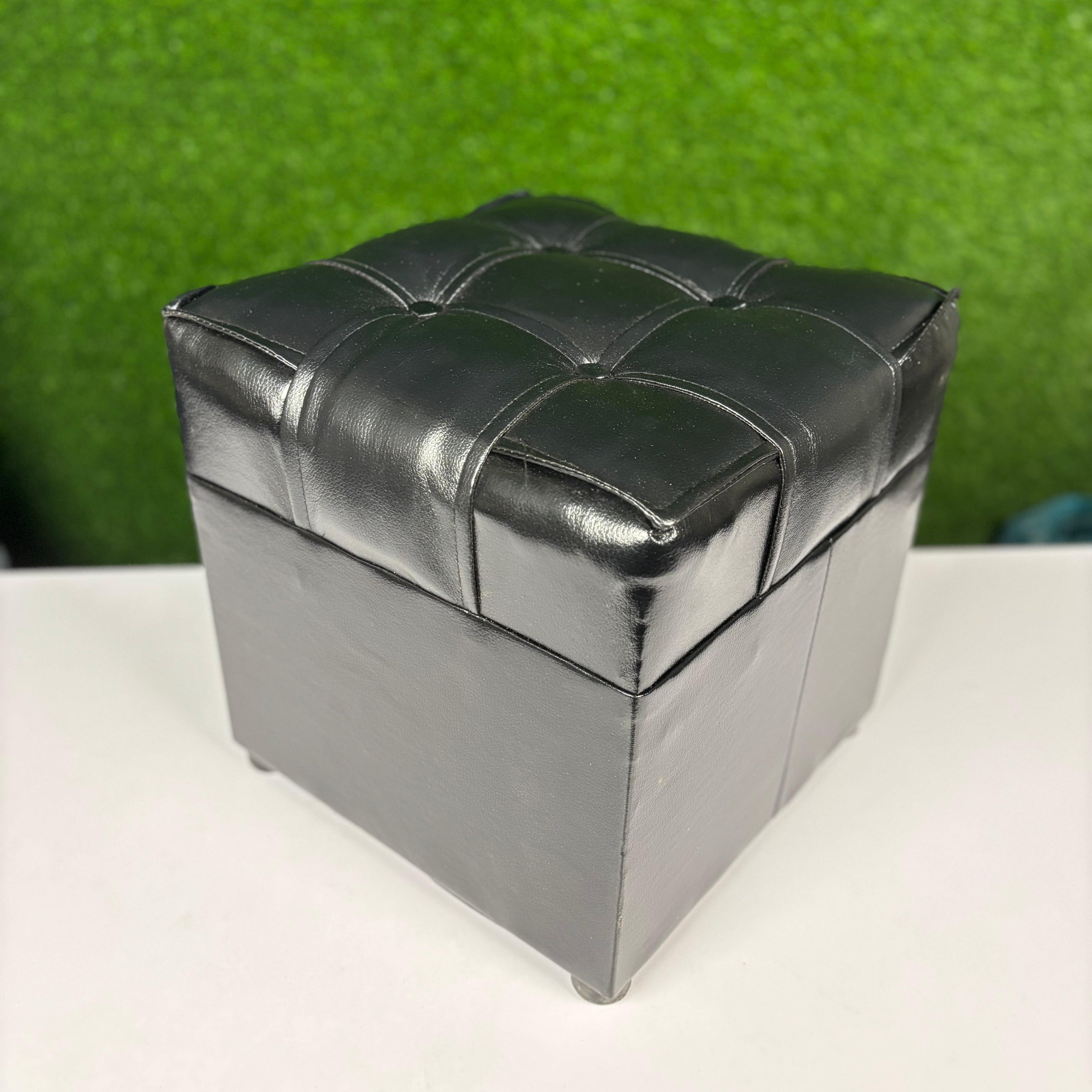 Square Shape PU Leather Rest Stool 13