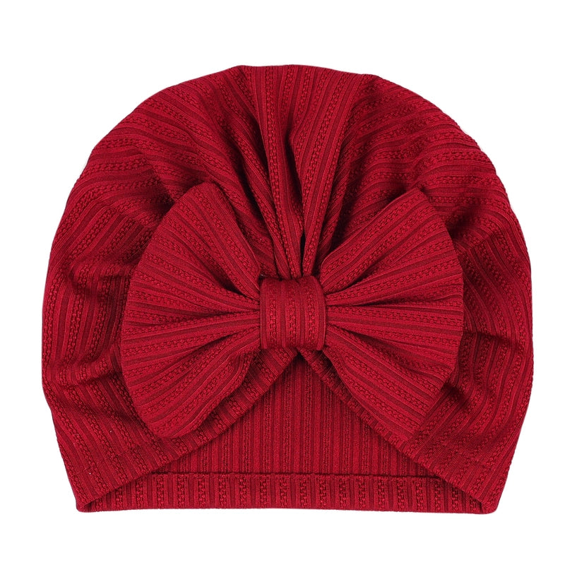 Baby Girl's Baby Boy's Minimalist Solid Color Jacquard Baby Hat