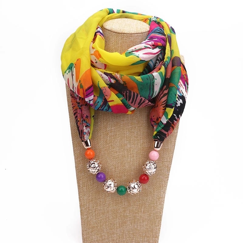 Women's Streetwear Geometric Chiffon Printing Scarf