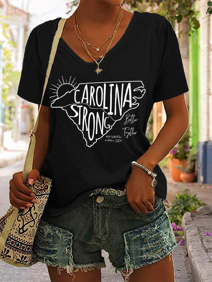 Women's Carolina Strong Print T-shirt