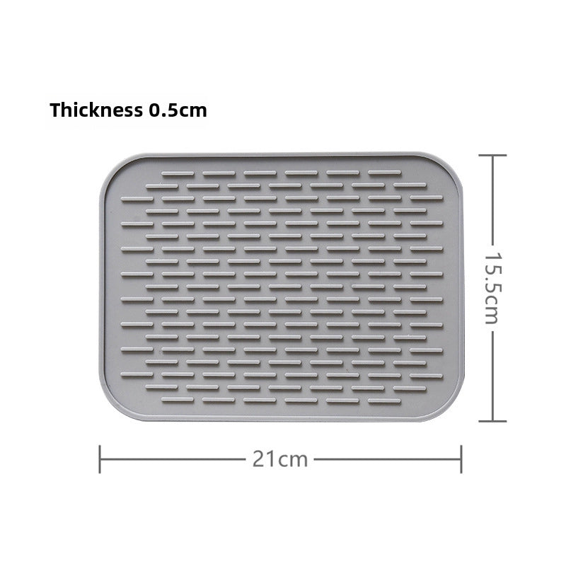Heat Insulation Mat Household Non-Slip And Durable Silicone Mat Dining Table Drain Mat Coaster Plate Mat Waterproof Rapeseed Mat Bowl Mat