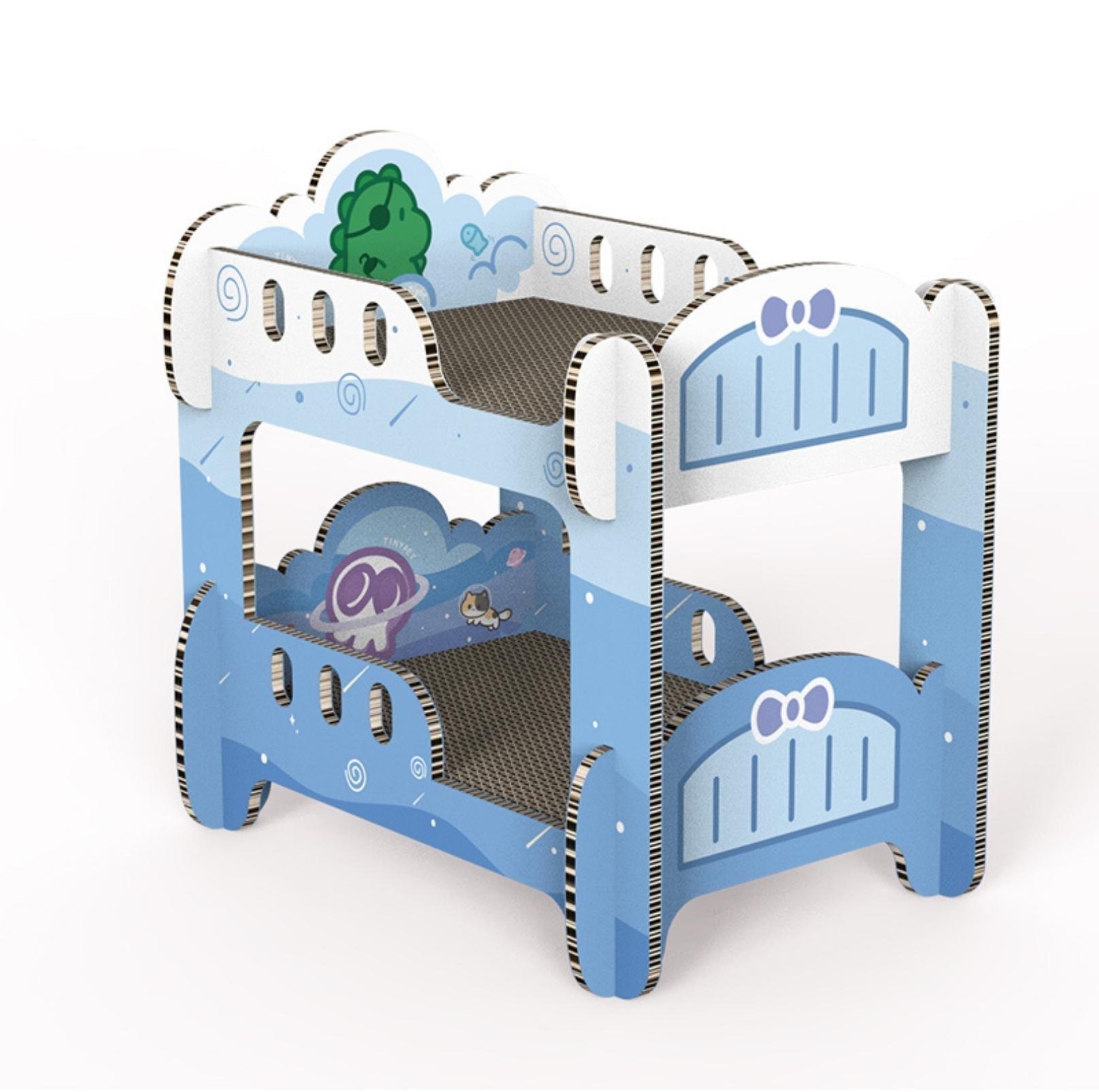 Tinypet Bunk Bed Scratching Board Cat Scratcher