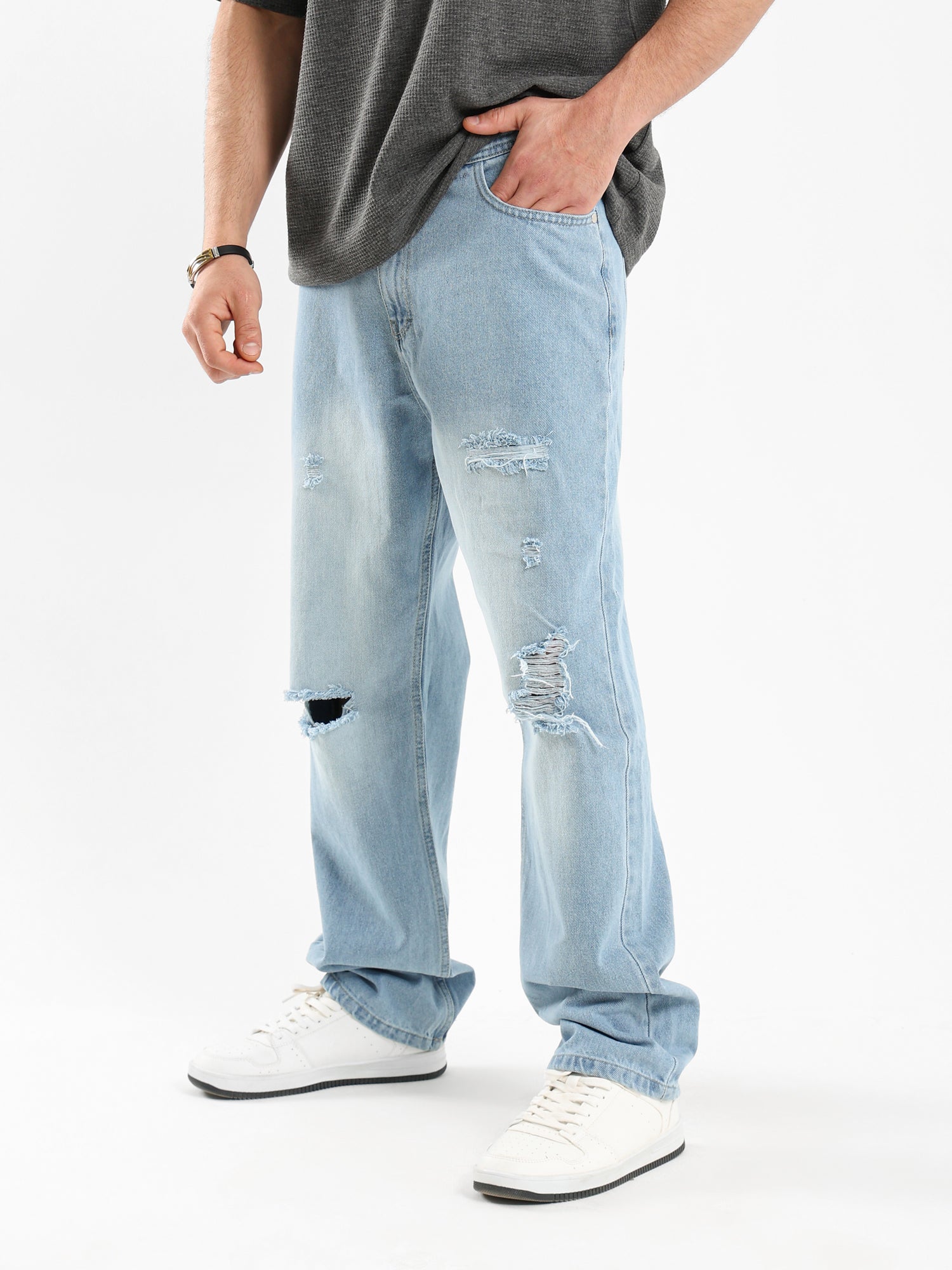 Ripped Denim Jeans