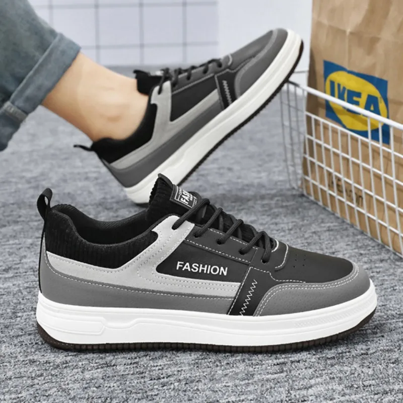 oxford Fashion Men's Sneakers Outdoor Lightweight Walking Shoes For Men Trend Casual Shoes Platform Vulcanized Shoes