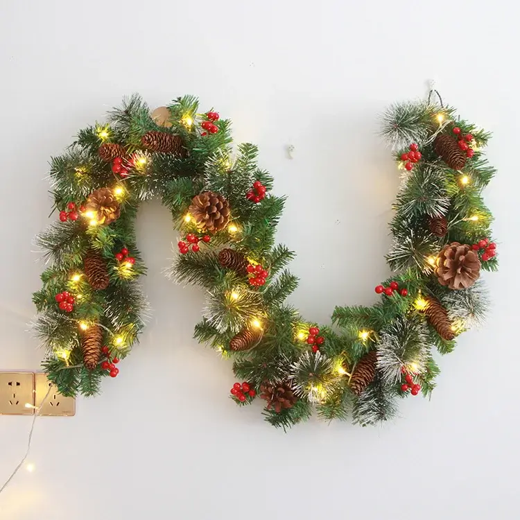 Handmade Christmas Mixed Garland Decorative Lights