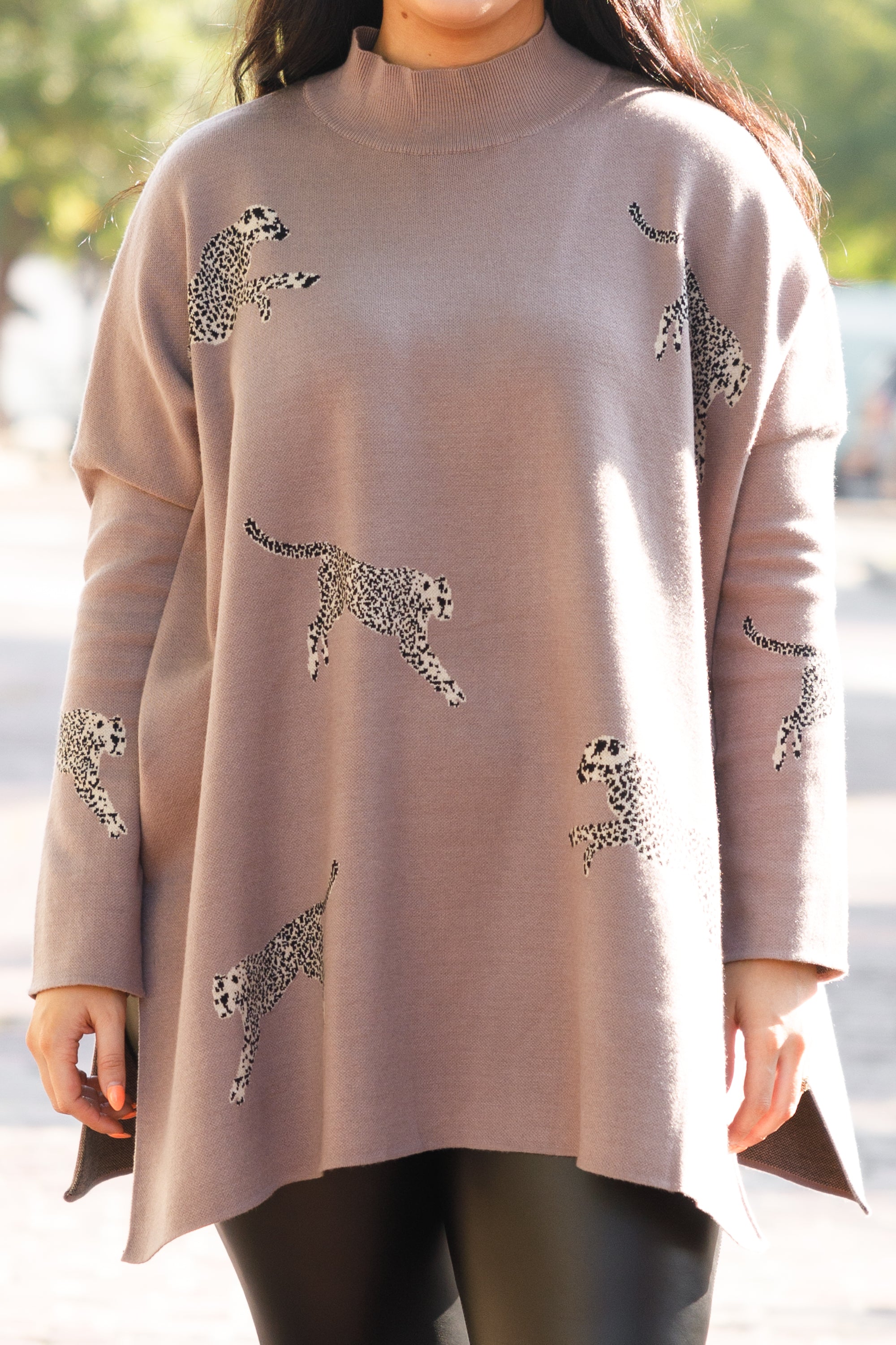 Mother Of The Jungle Sweater. Mocha