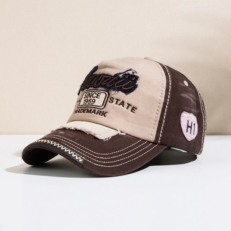 Unisex Embroidery Letter Embroidery Curved Eaves Baseball Cap