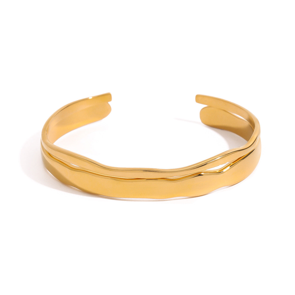 Titanium Steel Bracelet Stainless Steel Open Bracelet Metal Bracelet