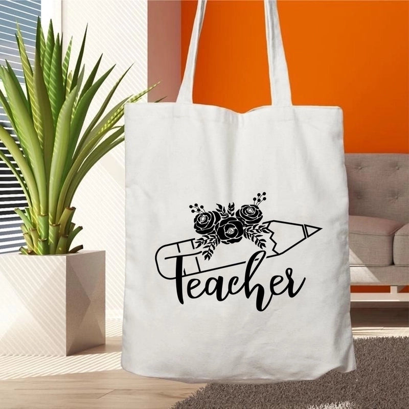 Women's Minimalist Letter Shopping Bags