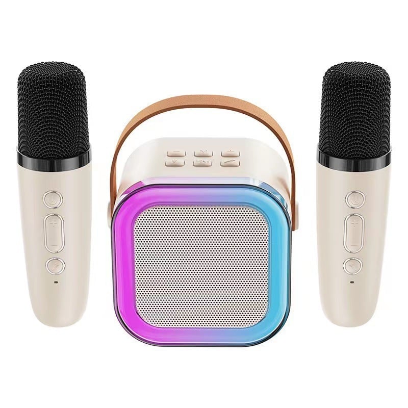 🎵Mini Karaoke Machine for Kids with Wireless Microphones