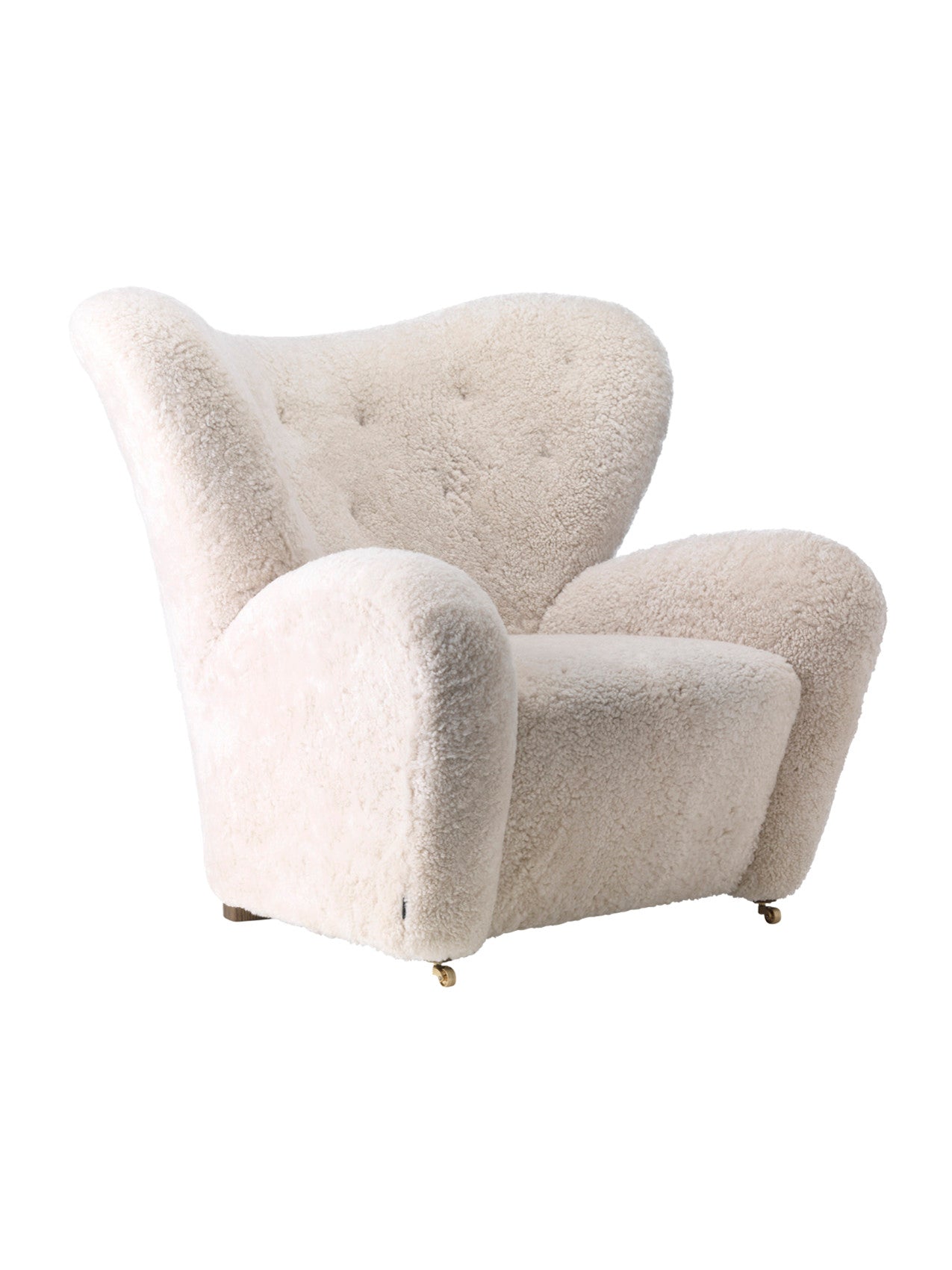 The Tired Man Lounge Chair. Sheepskin