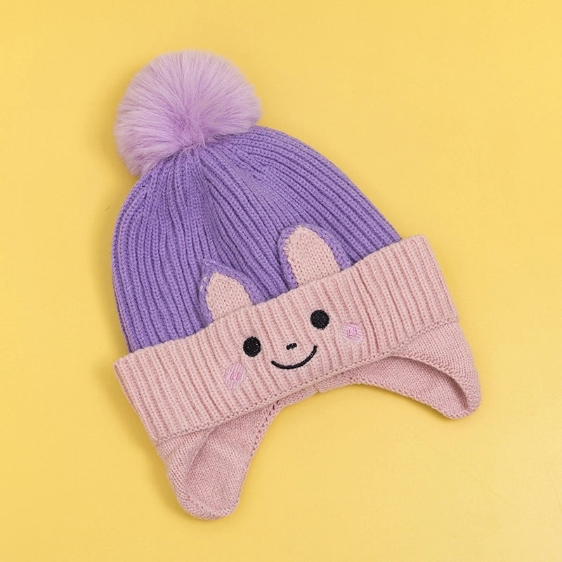 Kid's Minimalist Commute Color Block Beanie Hat