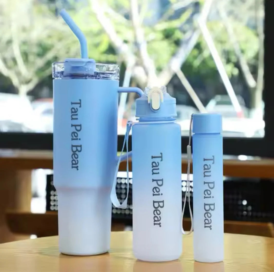 Gradient Tumbler And Bottles (Set of 3)