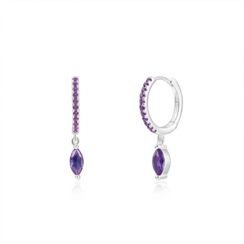 1 Pair Ig Style Water Droplets Plating Inlay Copper Zircon White Gold Plated Gold Plated Earrings