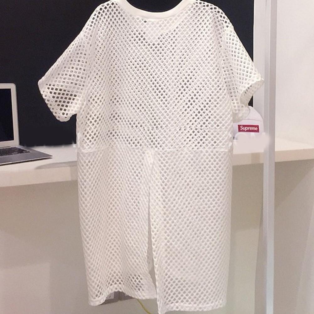 Oversized Sport Mesh Top