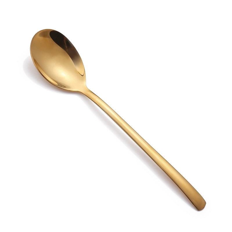 Casual Solid Color Stainless Steel Tableware