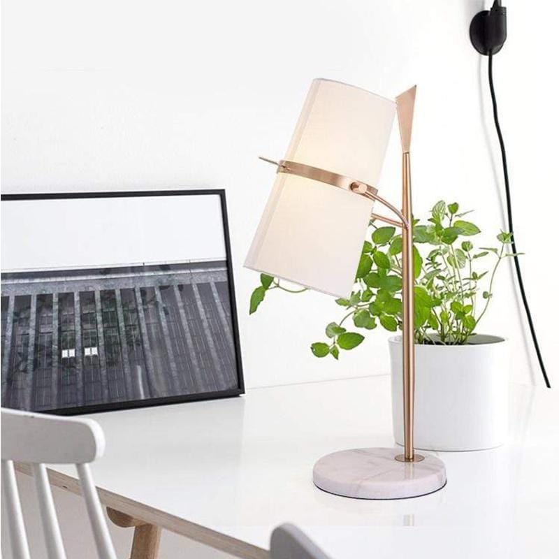 Hudson | Modern Table Lamp with Marble Base