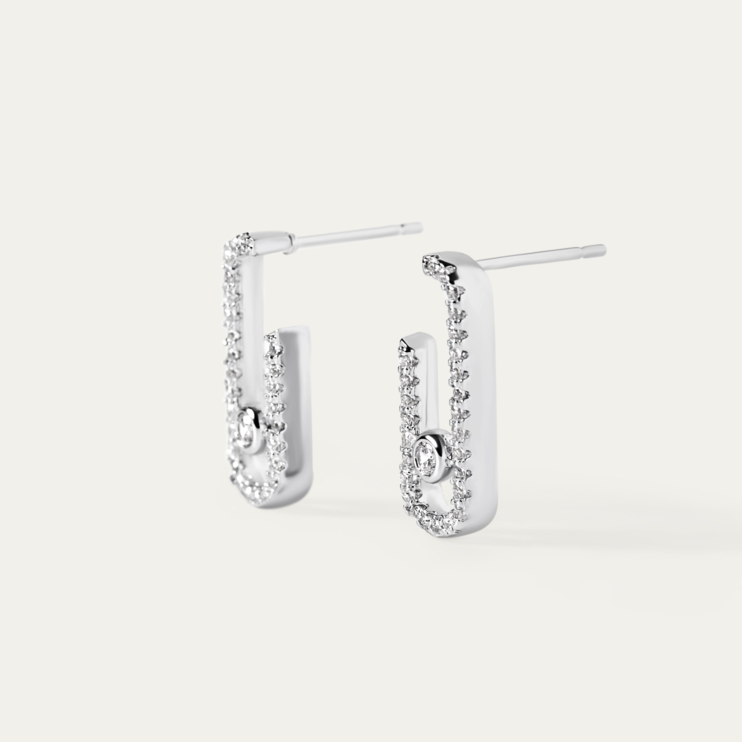 Shika Earrings (Silver Brass)