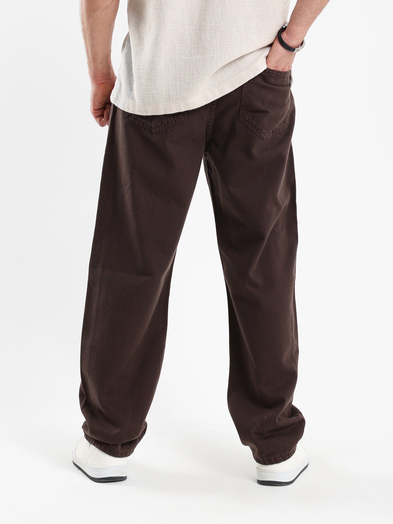 Rigid Denim Jeans Matching Wash